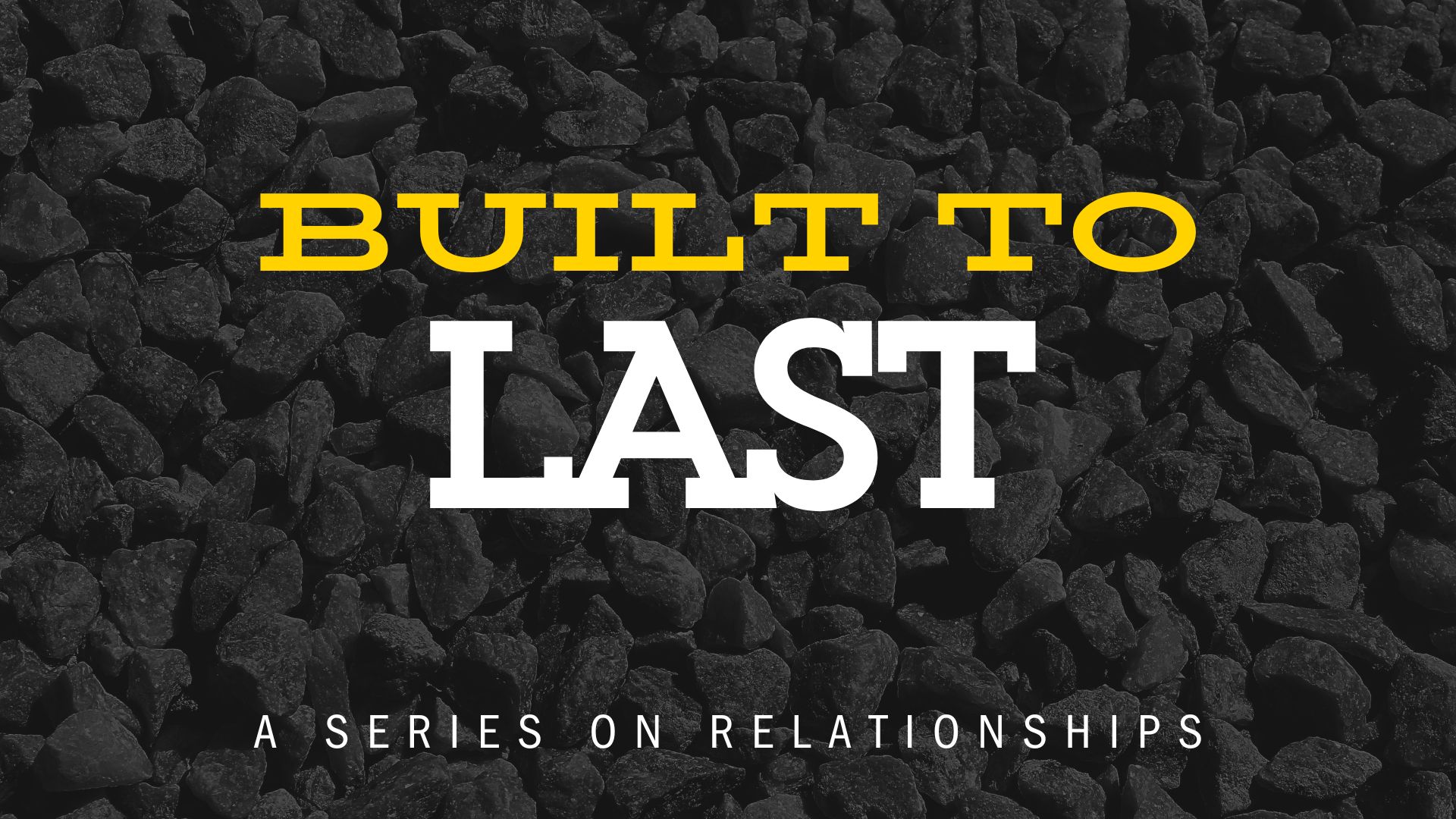 Black and Orange Family Church Sermon Series Presentation