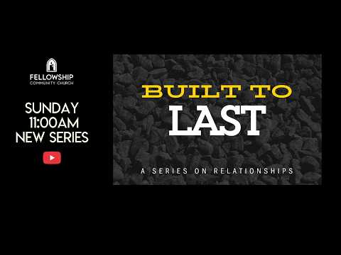 Sunday 2/1/2026 – New Series “BUILT TO LAST”.